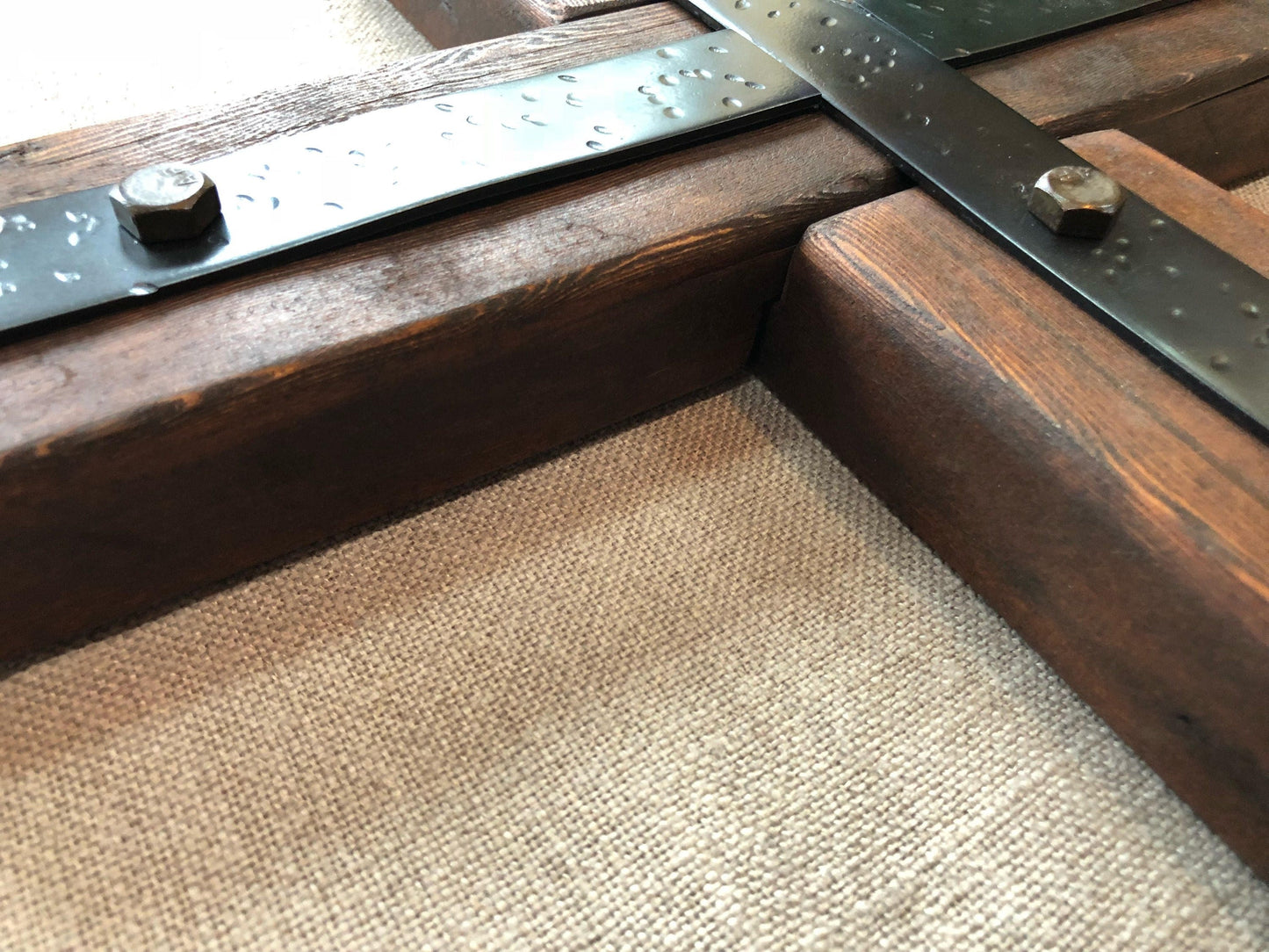 Rustic Reclaimed Wood Cross: Farmhouse Industrial Decor