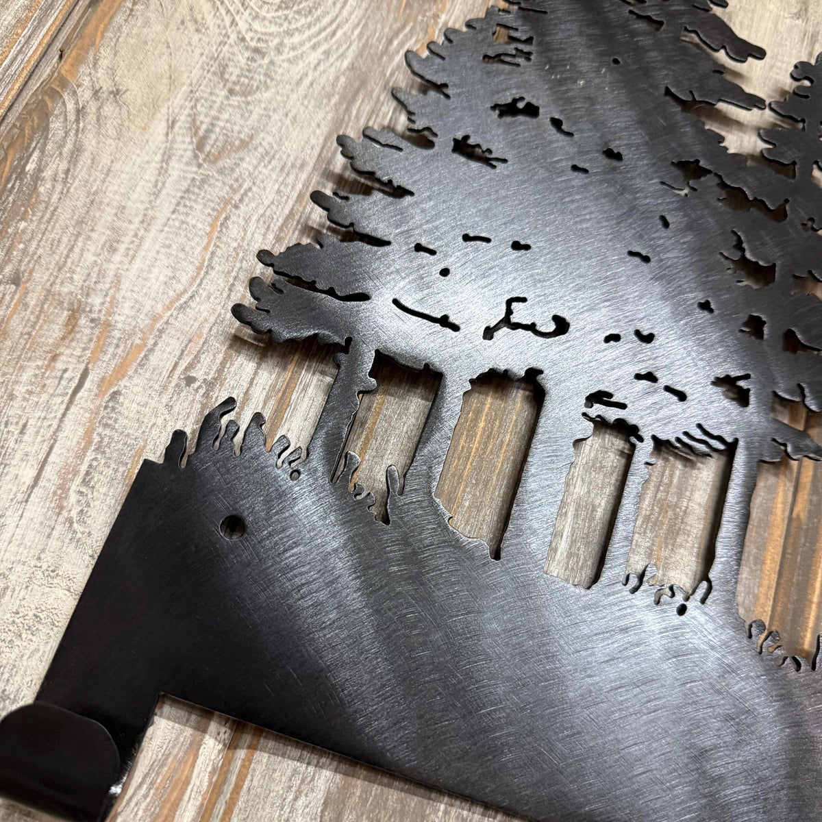 Elk Coat Rack: Fighting Bull Design, Cabin Lodge Decor