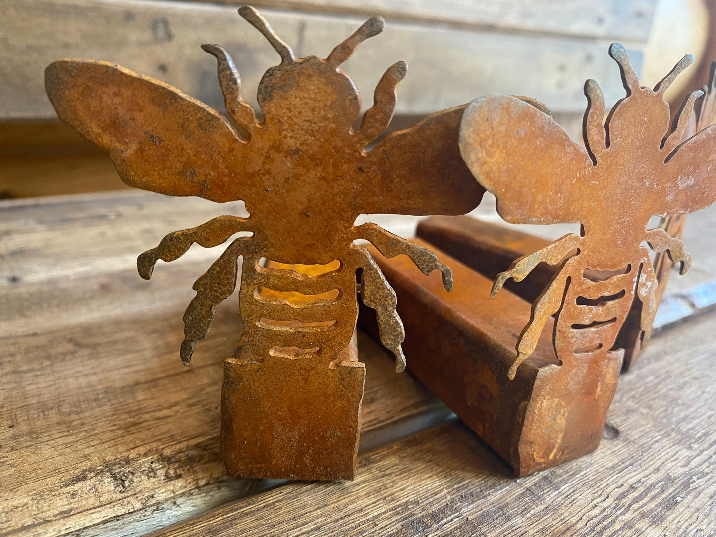 Flowerpot Feet, Metal Art, Garden Decor, Planter Feet, Flower Planter, Bees, Honeybees, Bumblebees, The Bees Knees, Ladybugs