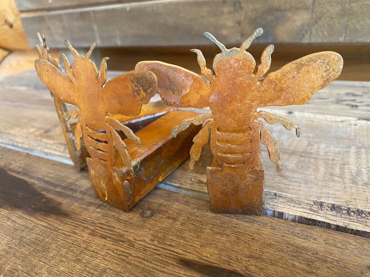 Flowerpot Feet, Metal Art, Garden Decor, Planter Feet, Flower Planter, Bees, Honeybees, Bumblebees, The Bees Knees, Ladybugs