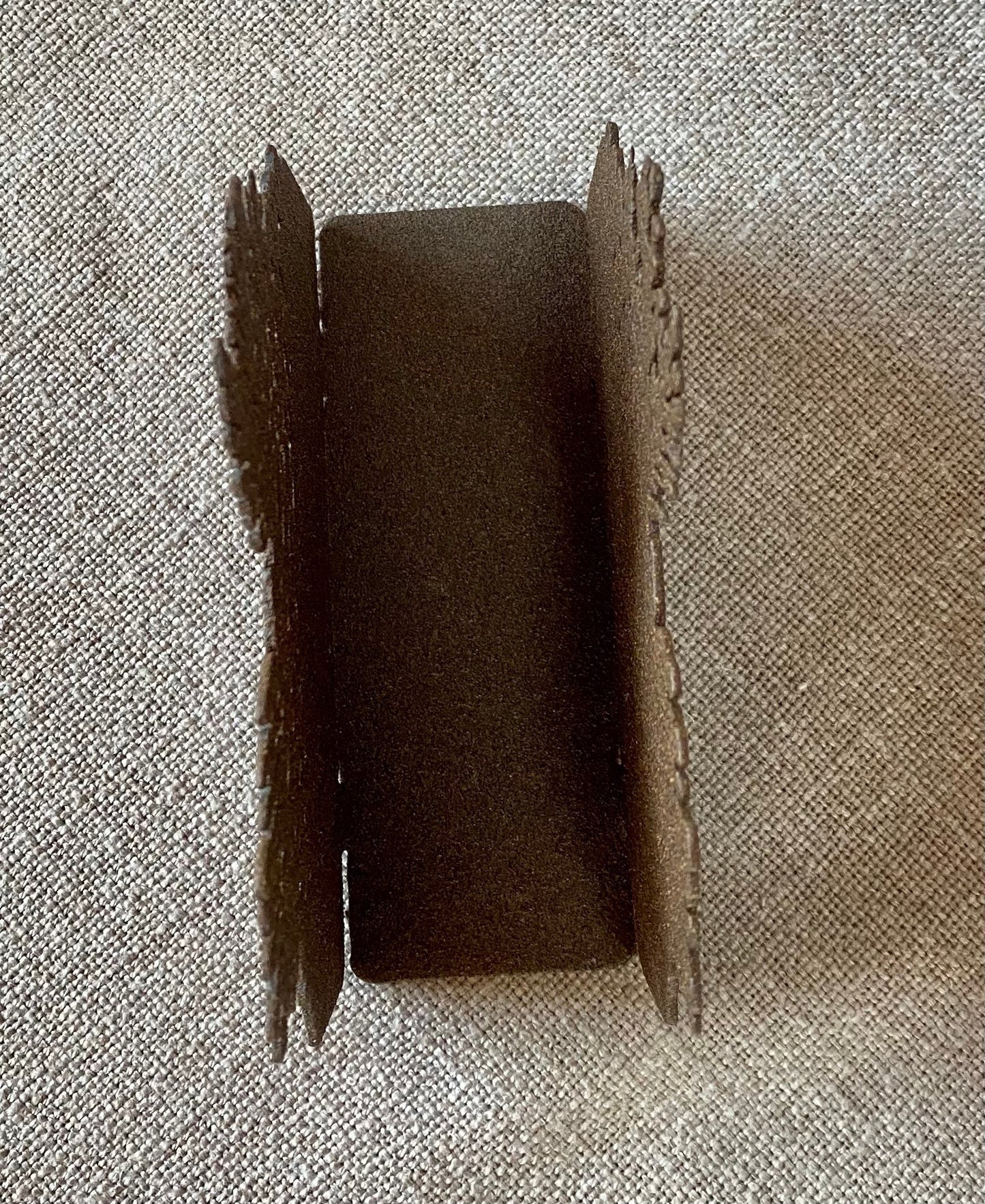 Metal Pinecone Napkin Holder: Cabin Lodge Decor
