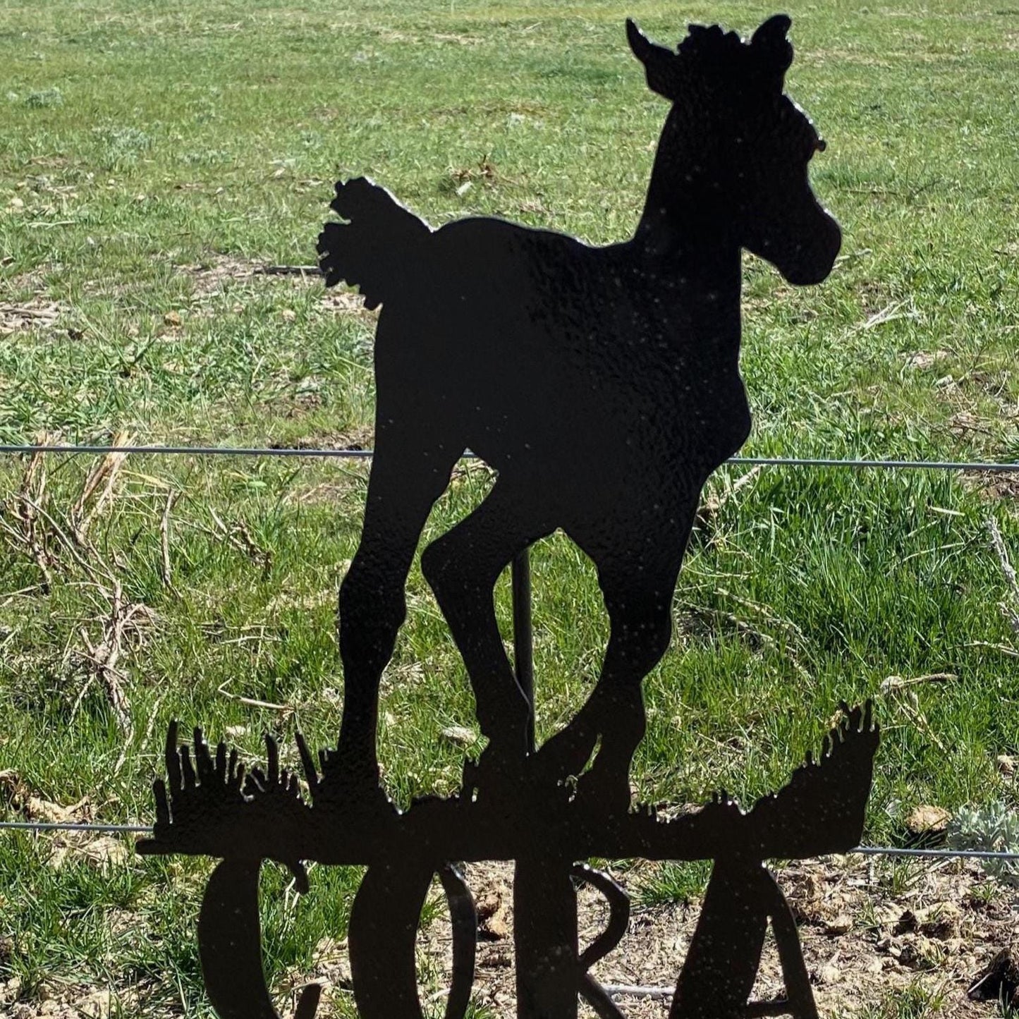 Personalized Pet Memorial Stake: Custom Metal Art, Dog Cat Gift