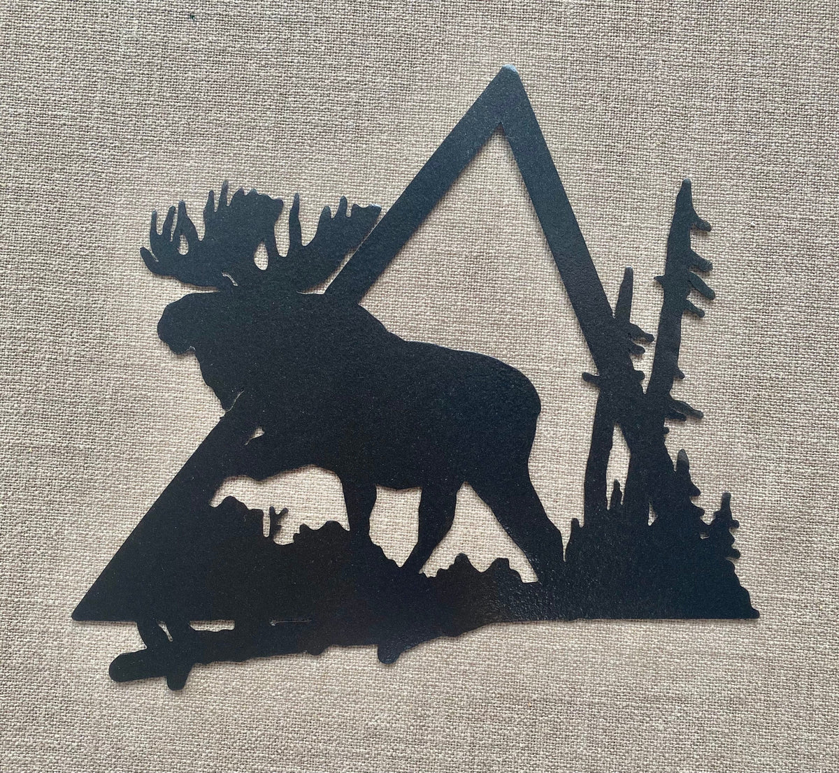 Metal Wildlife Wall Art: Elk, Moose, and Mule Deer Collection