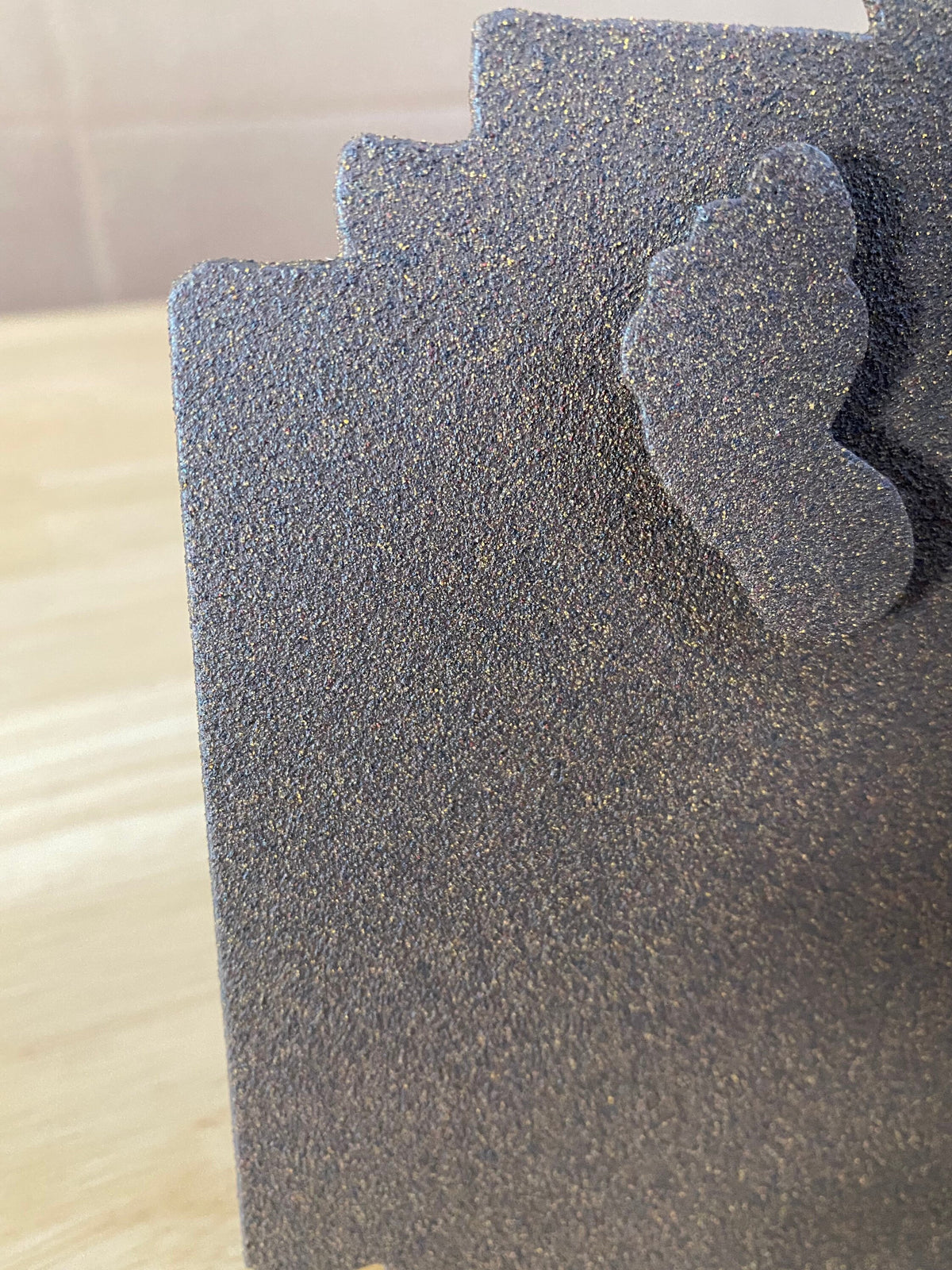 Bigfoot Photo Frame: Textured Brown Metal Sasquatch Art