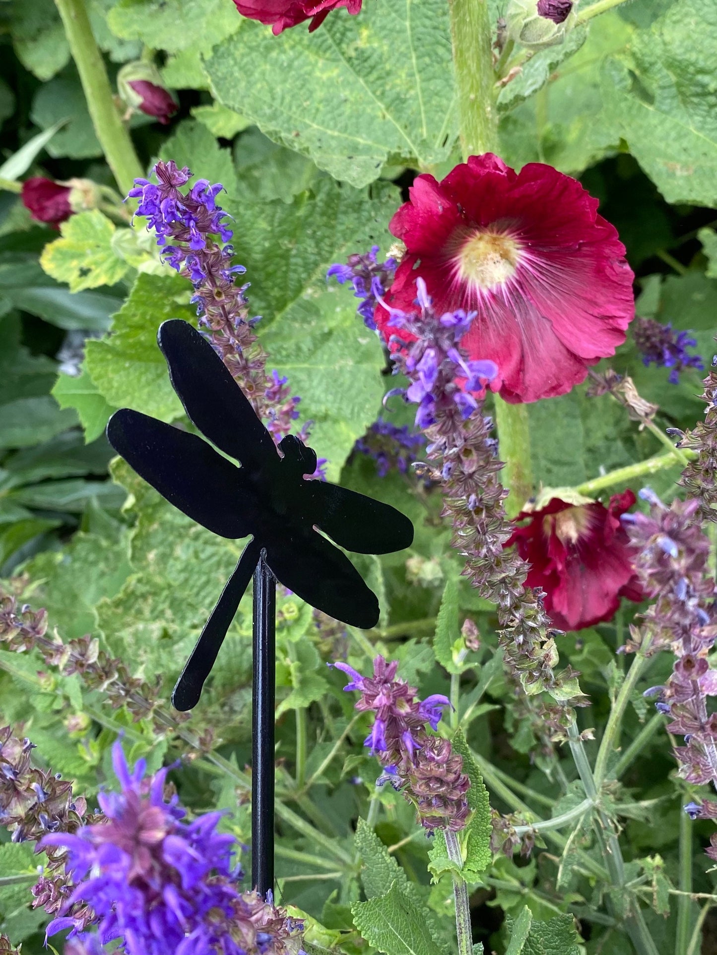 Rustic Metal Garden Stakes: Butterfly, Dragonfly, Horse Decor