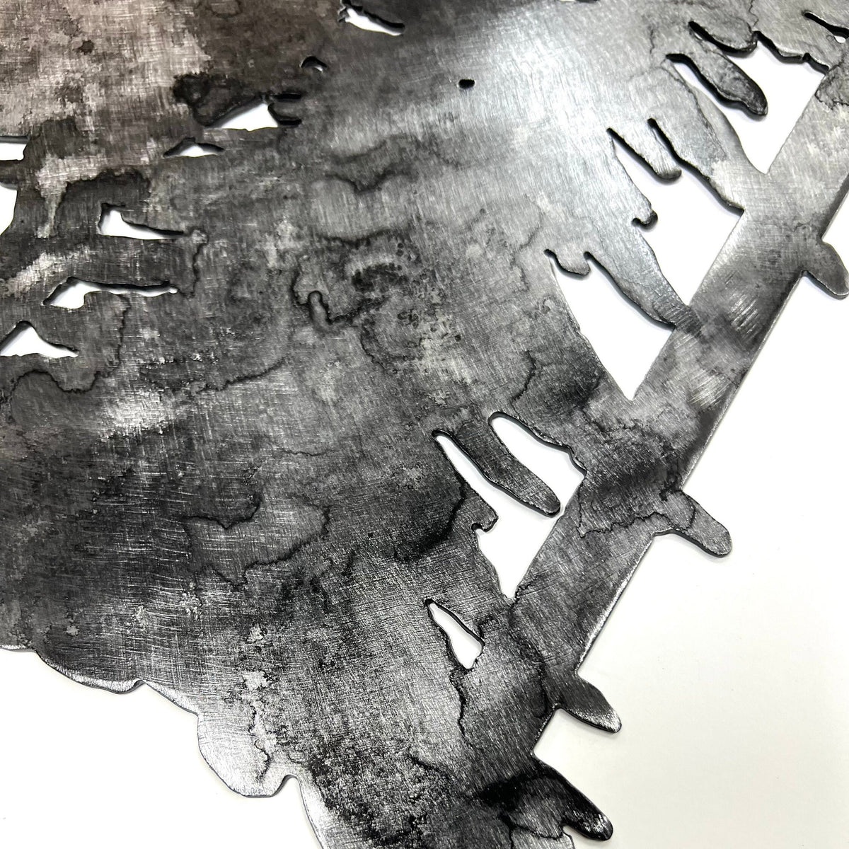 Montana Elk Metal Wall Art: Wildlife Outdoor Decor