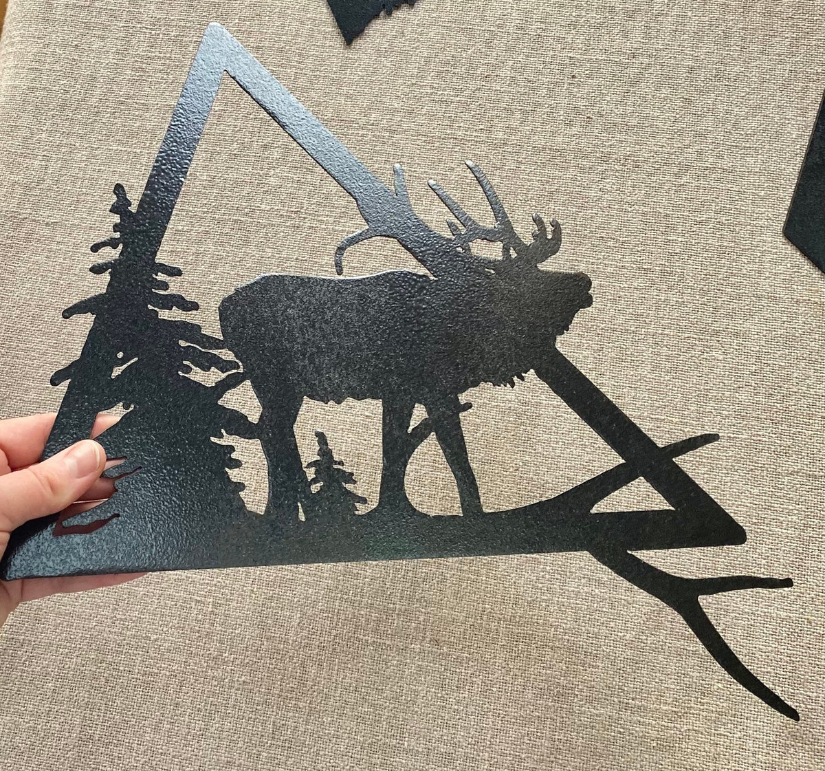 Metal Wildlife Wall Art: Elk, Moose, and Mule Deer Collection