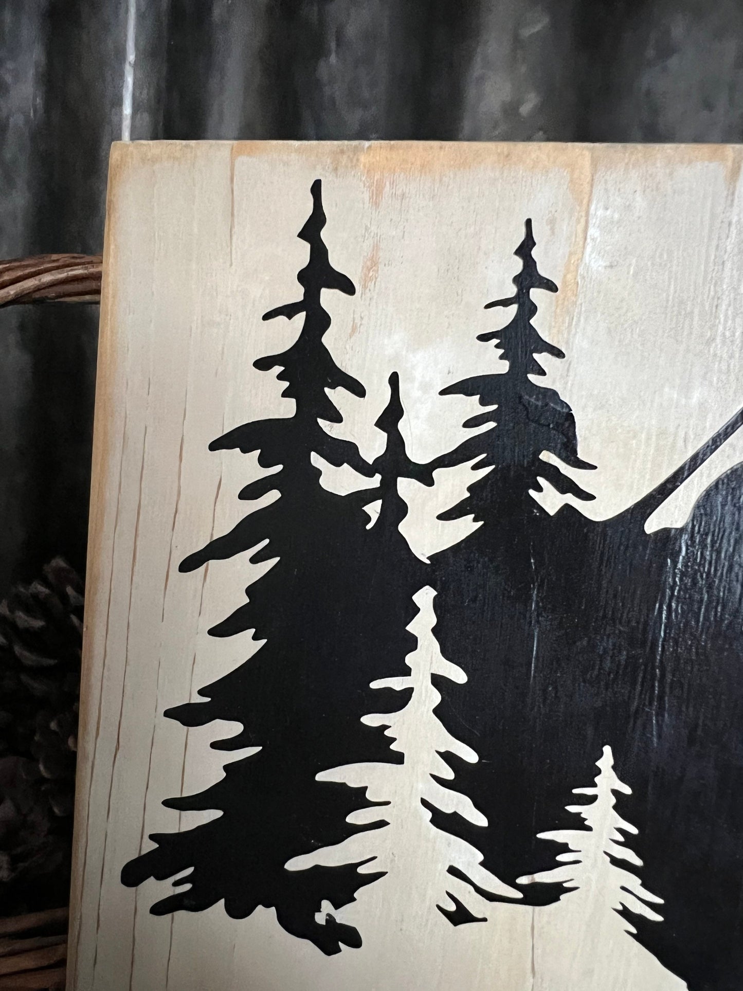 Paths in Life Mountain Sign: Gift for Outdoor Lover