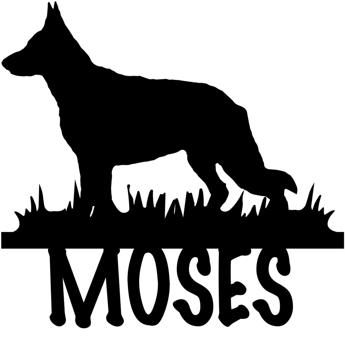 Personalized Pet Memorial Stake: Custom Metal Art, Dog Cat Gift
