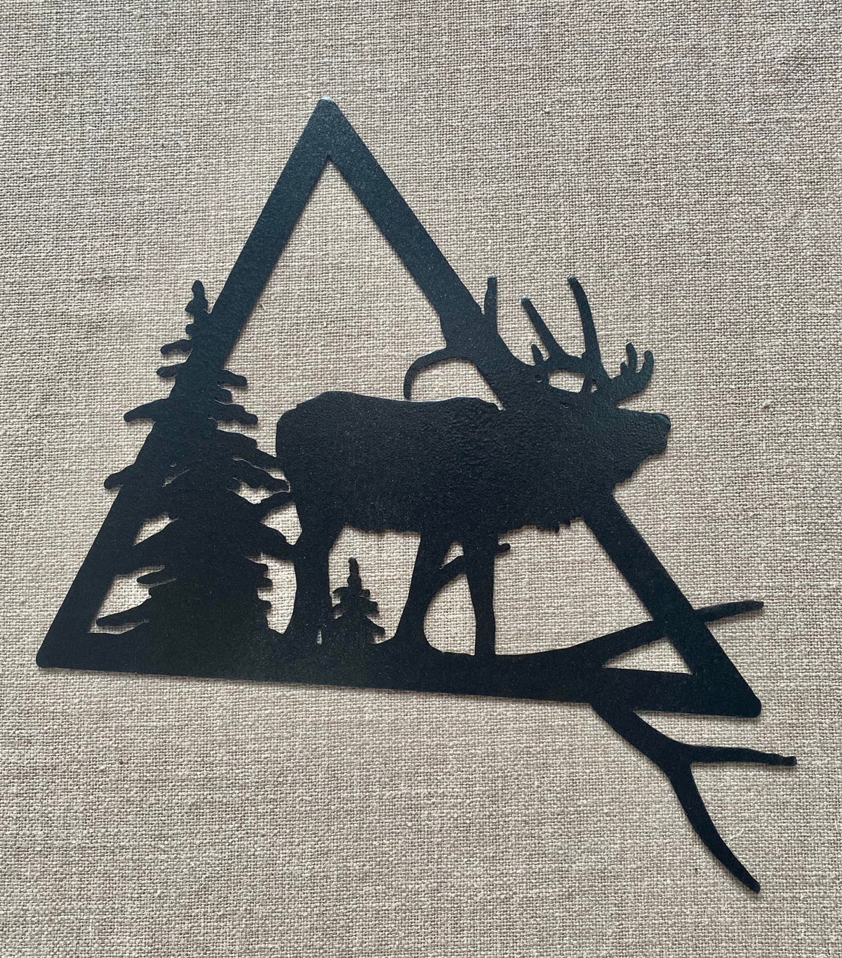 Metal Wildlife Wall Art: Elk, Moose, and Mule Deer Collection