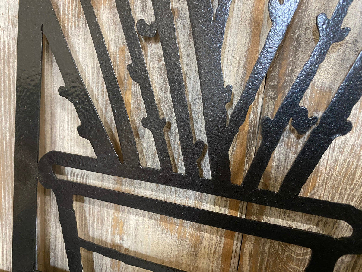Metal Cactus Wall Art: Southwest Succulent Decor