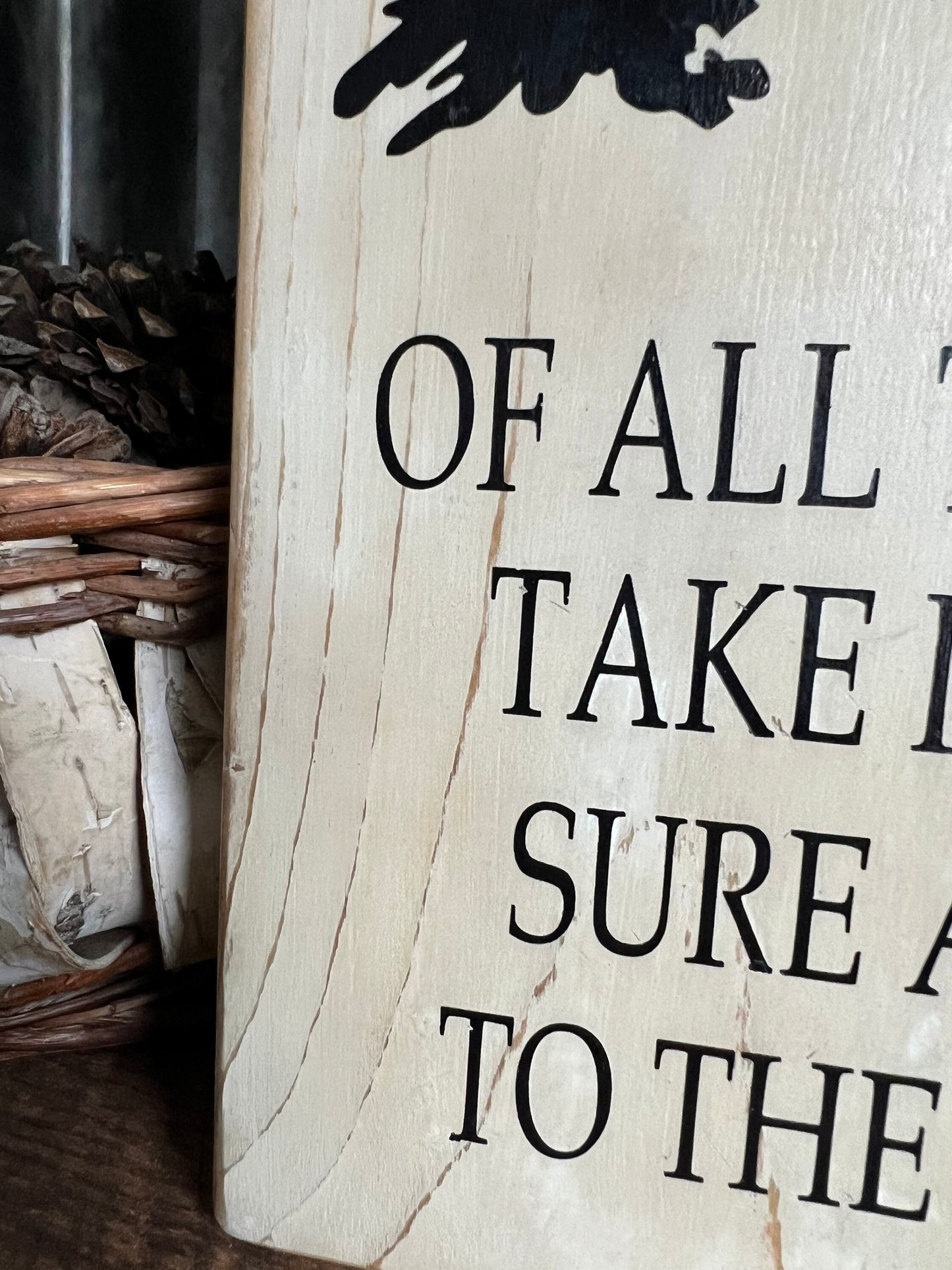 Paths in Life Mountain Sign: Gift for Outdoor Lover