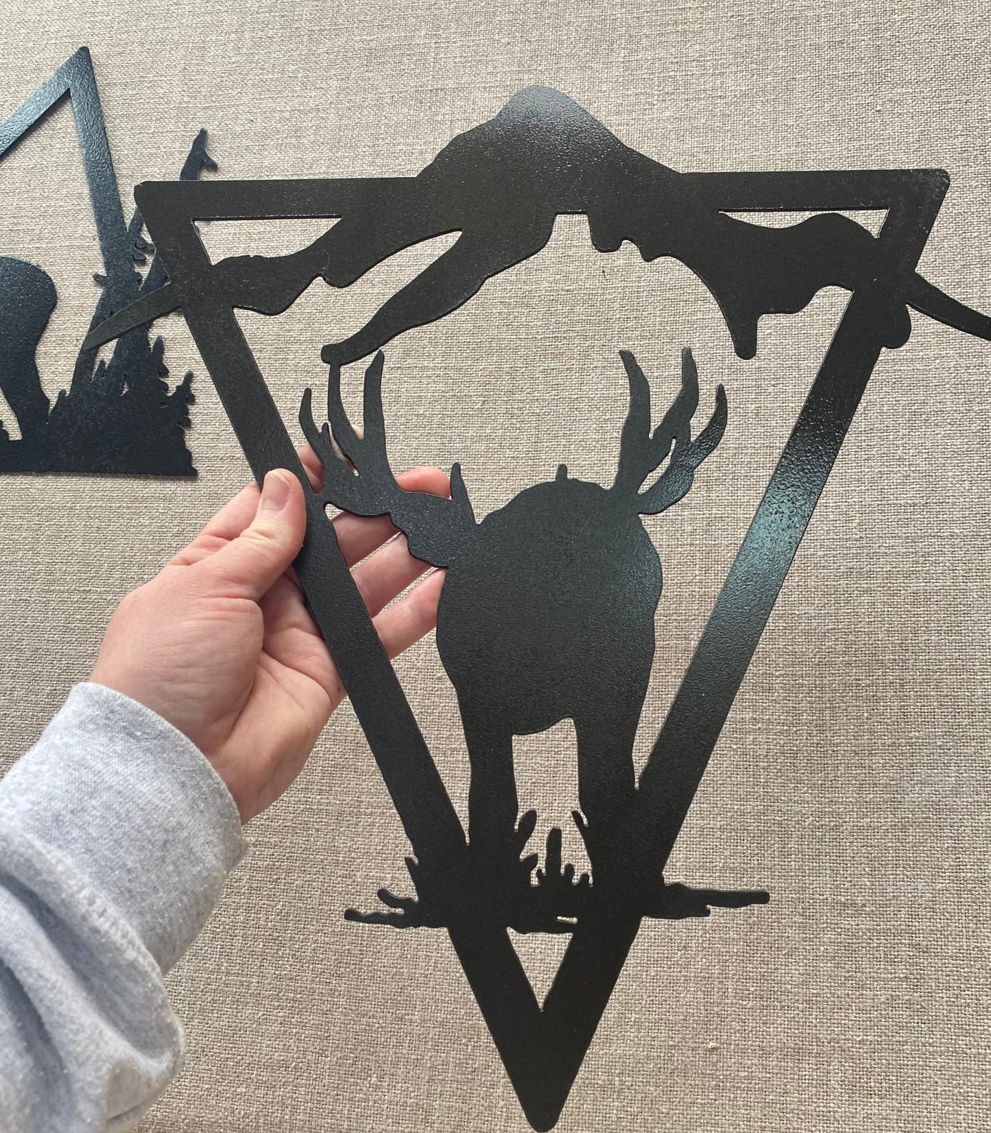 Metal Wildlife Wall Art: Elk, Moose, and Mule Deer Collection