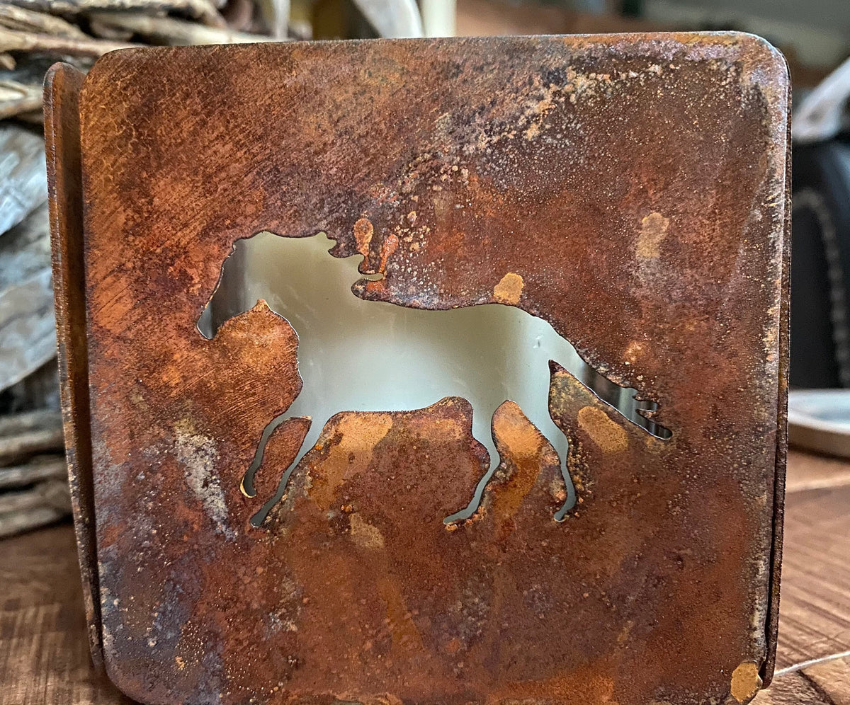 Rustic Candle Holder: Cabin Decor