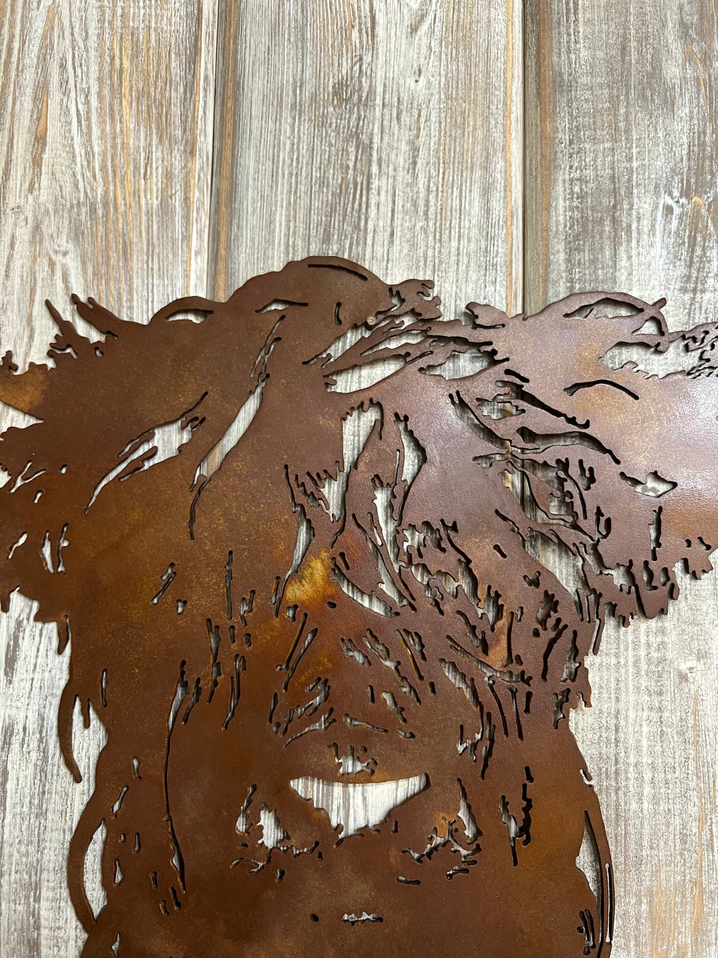 Rustic Metal Highland Cow Wall Art: Ranch Decor
