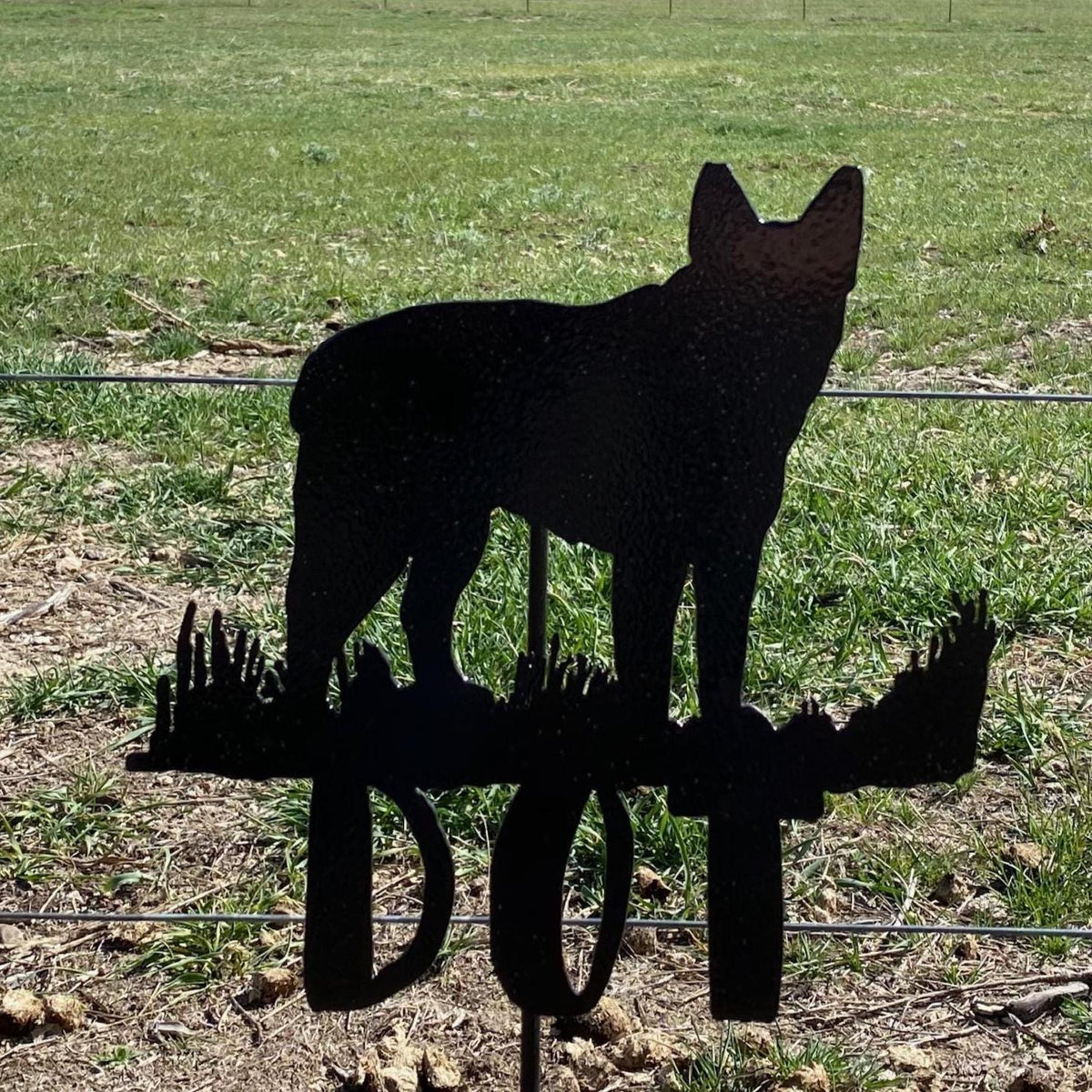 Personalized Pet Memorial Stake: Custom Metal Art, Dog Cat Gift