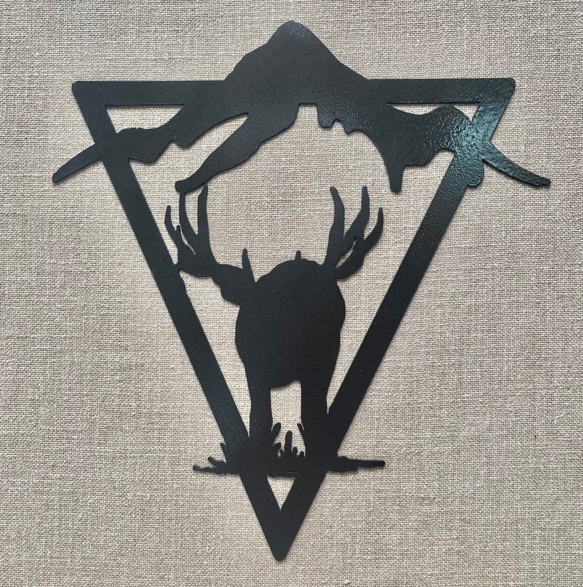 Metal Wildlife Wall Art: Elk, Moose, and Mule Deer Collection